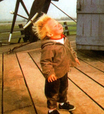 Vintage Chrome Card Child In