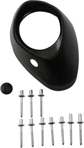 Akrapovic carbon fibre end cap - end,