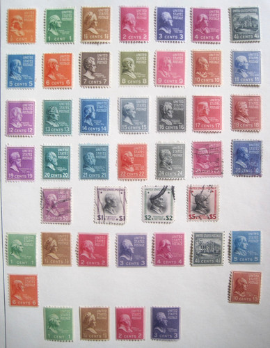 Briefmarken usa 1938 - usa,