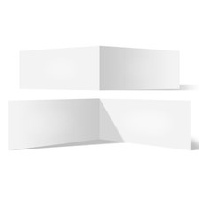 25 - 200 Blanko Klappkarten