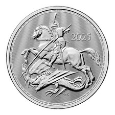 UK 2 Pounds 2025  St George and the Dragon Silber 1 oz 999