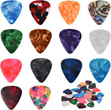 40 Stück Celluloid Gitarren Plektren, Gitarren Picks Bunte, Gitarren Zubehör