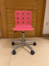 IKEA Schreibtischstuhl Jules rosa für Kinder höhenverstellbar 