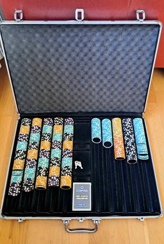 Poker koffer 500 - koffer, stk