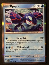 Pokemon Kyogre 34/132 Mega Entwicklung Holo Rare DE NM-Mint