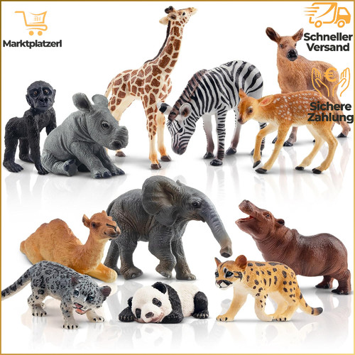 Waldtiere figuren set - waldtiere,