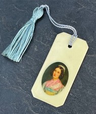 Altes Lesezeichen aus Galalith