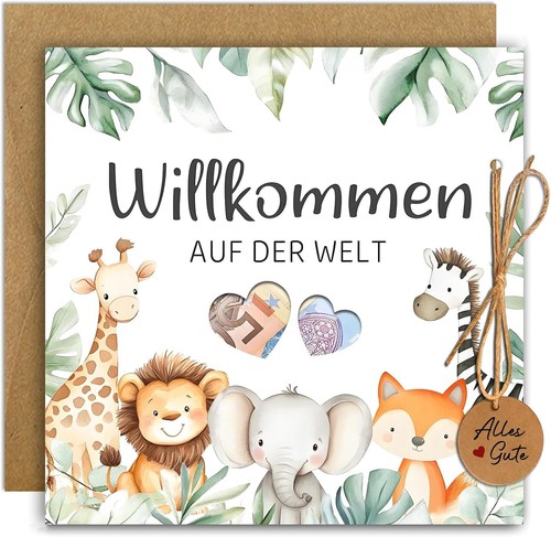 Karte zur geburt mädchen - karte,