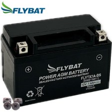 Motorrad Batterie FlyBat FLYTX7A-BS / YTX7A-BS AGM geschlossen, 12V|7,6Ah (150x8