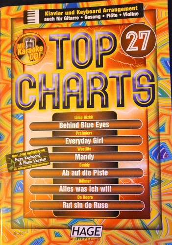 Top charts inkl karaoke cd - 27, inkl.