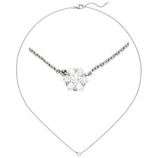 Halskette 585 echt Weißgold