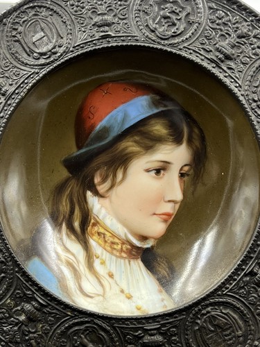 Porzellanbild 1880 - um,