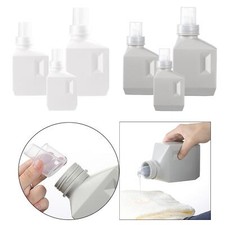 Wäscheflasche mit Etikett