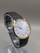 Vintage Adec golden Armbanduhr Quartz Dress Uhr 