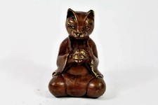 BRONZE SKULPTUR YOGA - KATZE