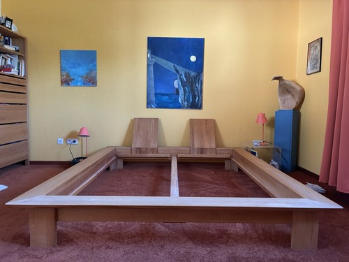 Futonbett 160 200 - 200, vollholz