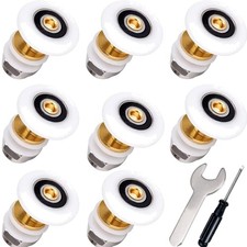 Duschkabine Rollen 25mm - Geräuschloses Gleiten für  Beweglichkeit