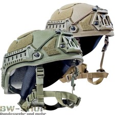 BUNDESWEHR BALLISTISCHER GEFECHTSHELM BK-ACH-HC LEV. IIIA ARMY SCHUTZHELM ARAMID