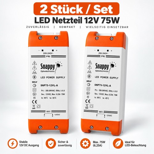 Snappy snp75 12vl led - 2x,