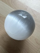 Selenit Kugel 2kg 11cm Durchmesser Edelstein Mineral Kristall
