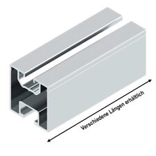 ALU PV Solarprofil 40x40 BV Nut 8 & Nut 10 Solarschiene Montageprofil 40-200cm 