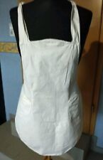 Alte Servierschürze. Dienstmädchen. Vintage. Weiß . Aus Omas Weißwäscheschrank
