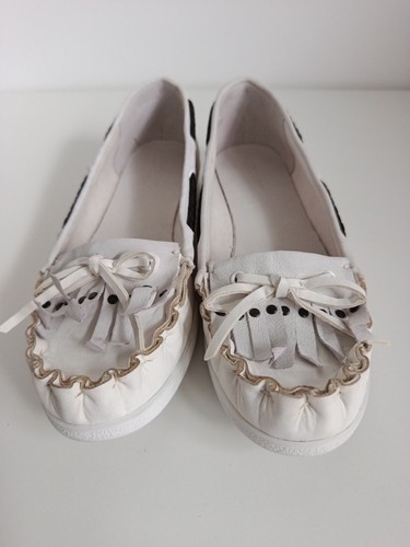 Mokassins schuhe weiss - mokassins,