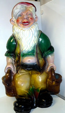 Gartenzwerg Wichtel 75/50 cm groß 90er retro Wassereimer gut erhalten weiteres!