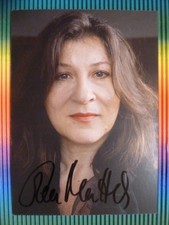 Eva Mattes (bekannt aus Tatort), Autogrammkarte