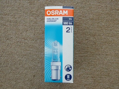 Osram halolux ceram b15d - b15d,, 60w