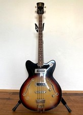 JOLANA Bass Gitarre, semi-akustik, Vintage