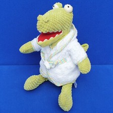 BUTLERS KROKODIL BADEMANTEL STOFFTIER 35 CM GRÜN SCHLENKER CROCODILE