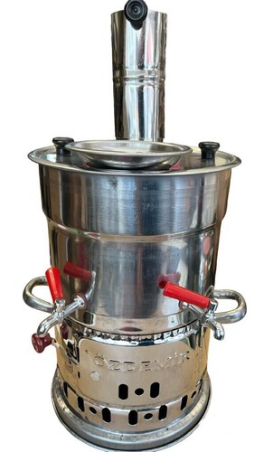Russischer holzkohle samowar - holzkohle,