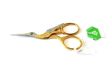 Stickschere Fadenschere Nähschere Storchenschere original Wilhelm Halbach NEU