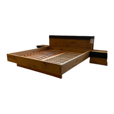 Voglauer Schlafzimmer V-PUR Mit Kleiderschrank Bett Und Nachttischen 