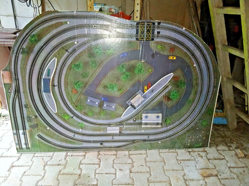 Komplette gleisanlage mit - gleisanlage,