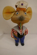 Lenci Topo Gigio Spielzeug Puppe Filz Maus 50er 60er Vintage Figur