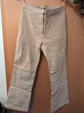 Gipsy+vintage lederhose+ohne Taschen+Gebrauchsspuren+beige+gr.M