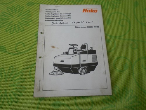 Ersatzteilliste hako jonas - ersatzteilliste, hako-jonas