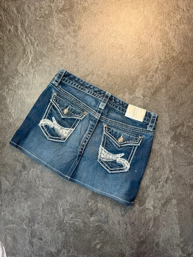 Jeans minirock blau - minirock,