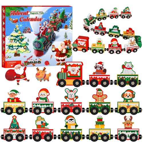 Adventskalender holz eisenbahn - holz,