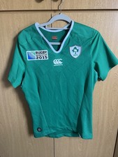 Herren Canterbury Irland Rugby Shirt Größe L Rugby WM 2015 Brandneu