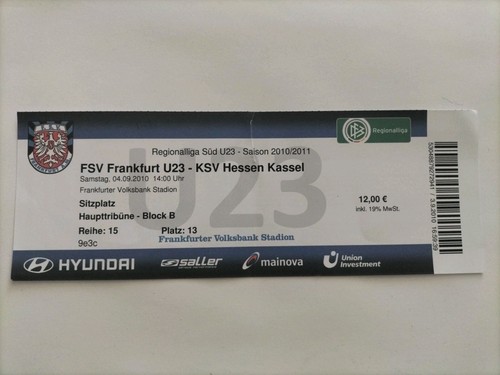 Sammler ticket fsv - sammler, 10/11