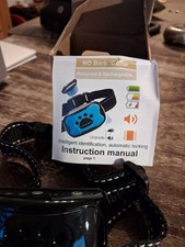 Anti Bell-Hunde-Erziehungsund Trainingshalsband, Größe 45cm,schwarz   