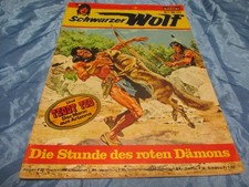 Schwarzer Wolf , Nr. 4 , Western  Comic  1975 , Kult , Nostalgie , Bastei