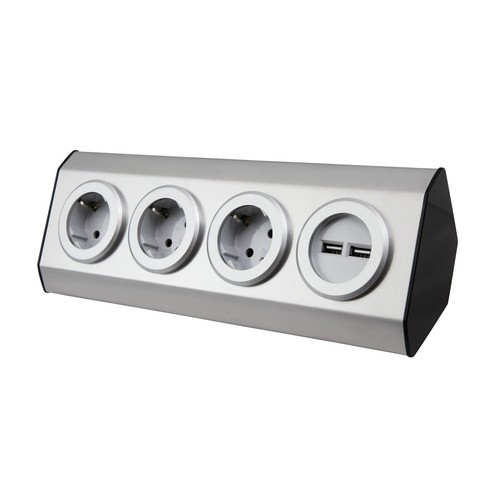 Steckdosen block 3er usb - 3er, +