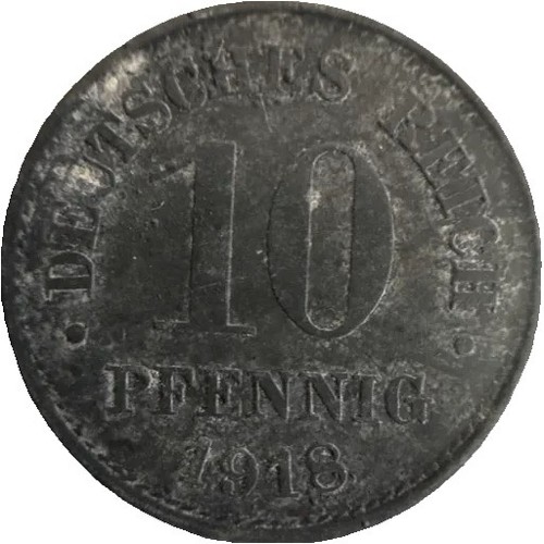 Deutsches reich pfennig - reich, 10