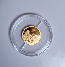 Goldmünze Utahraptor