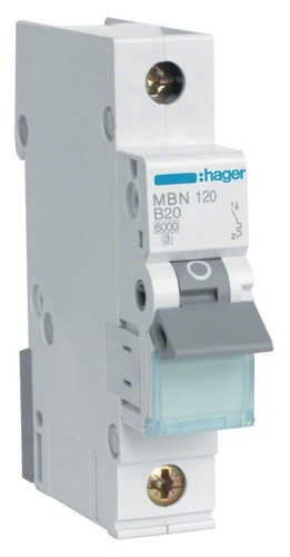 Hager mbn 120 schalter - 120, b