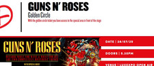 Guns n' Roses - 2 x Golden Circle - 28.07.2025 - Luxemburg